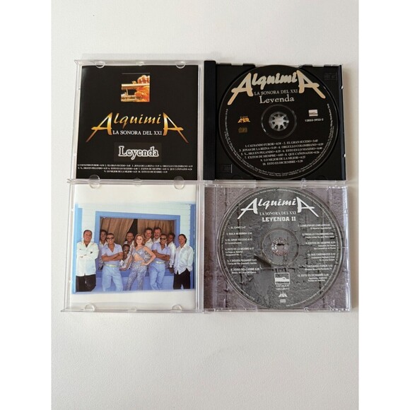 Alquimi La Sonora Del XXI Leynda I II 1 2 CD Lot Bonus Tracks Caiman Play Tested - Picture 4 of 4